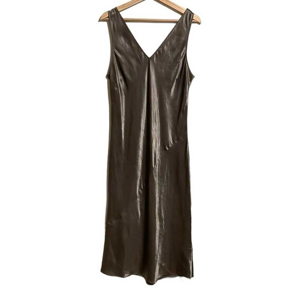 Aritzia Babaton Blair Midi Slip Dress Satin Sleev… - image 3