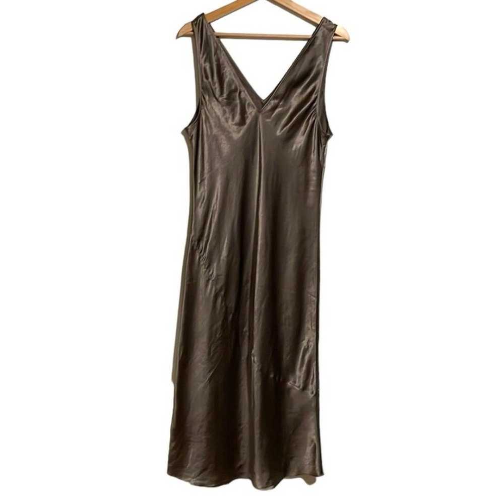 Aritzia Babaton Blair Midi Slip Dress Satin Sleev… - image 6
