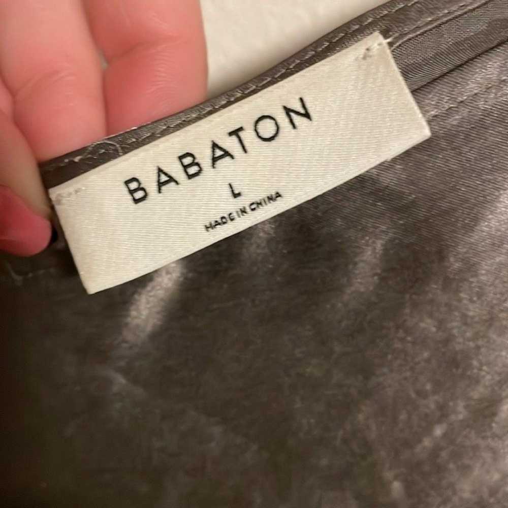 Aritzia Babaton Blair Midi Slip Dress Satin Sleev… - image 8