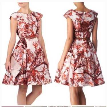 Ted Baker Cherry Blossom Barish Silk Dress In Siz… - image 1