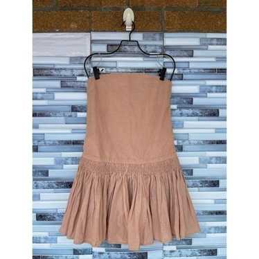 See by Chloe Strapless  smocked dress size 4