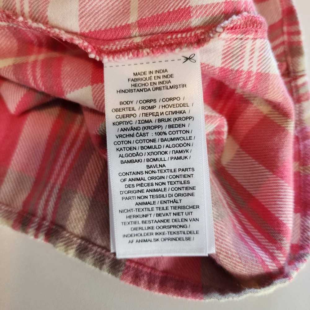 Polo Ralph Lauren Plaid Check Shirt Dress 100% Co… - image 10