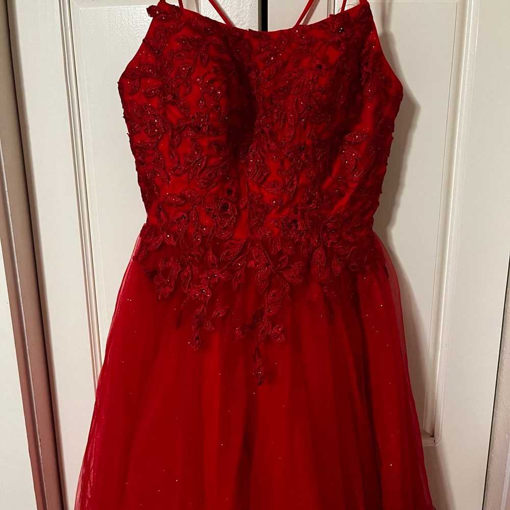 Cherry red prom/home coming dress - image 1
