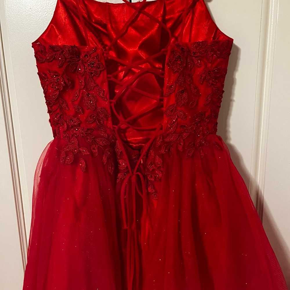 Cherry red prom/home coming dress - image 2