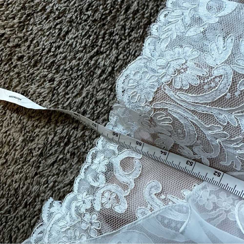 Sherri Hill women’s wedding dress size 2 white cr… - image 10