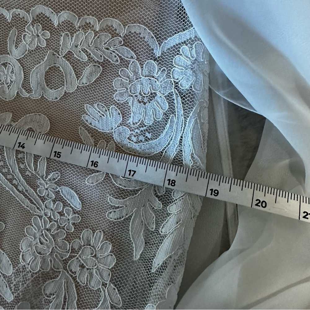 Sherri Hill women’s wedding dress size 2 white cr… - image 9