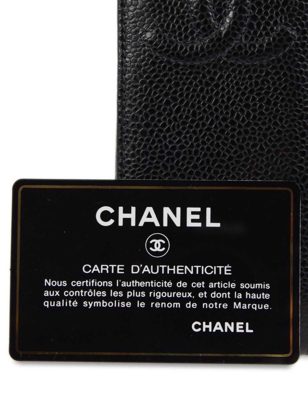 CHANEL Pre-Owned 2003 CC caviar-leather pouch - B… - image 5