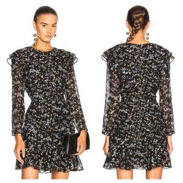 Veronica Beard Parc Printed Silk Blend Dress Size… - image 1