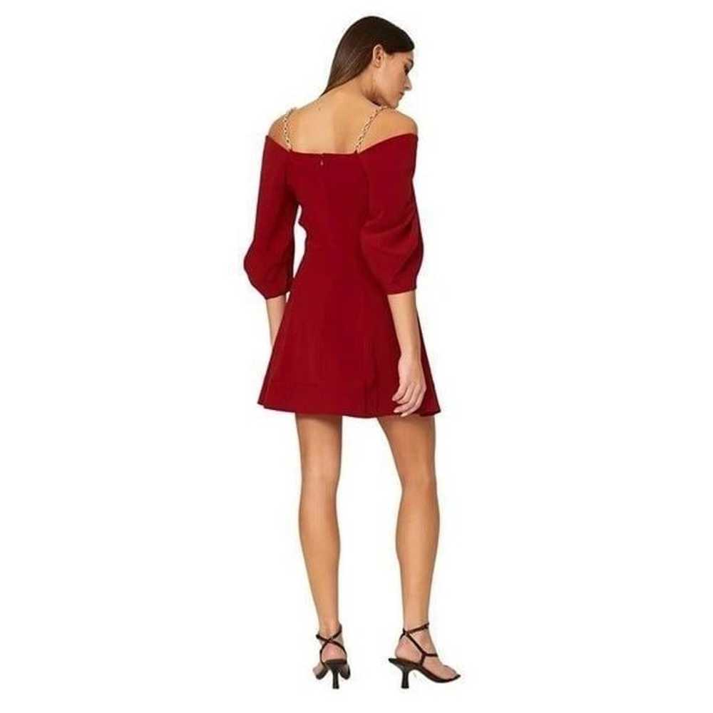 Jonathan Simkhai Lyla Chain Detail Dress in Red 6… - image 3