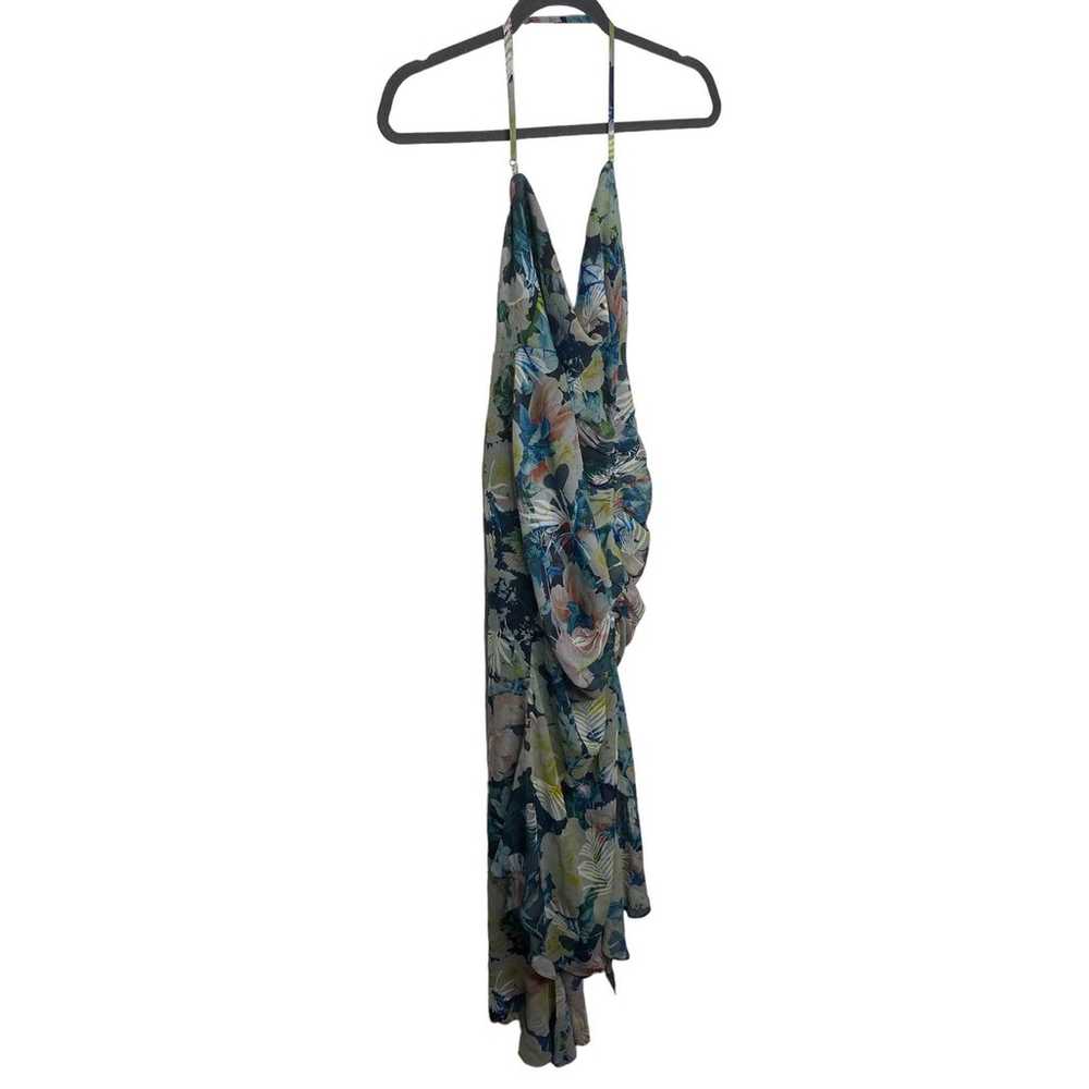 SAU LEE Frieda Floral Print Dress Ruched Side Cri… - image 6
