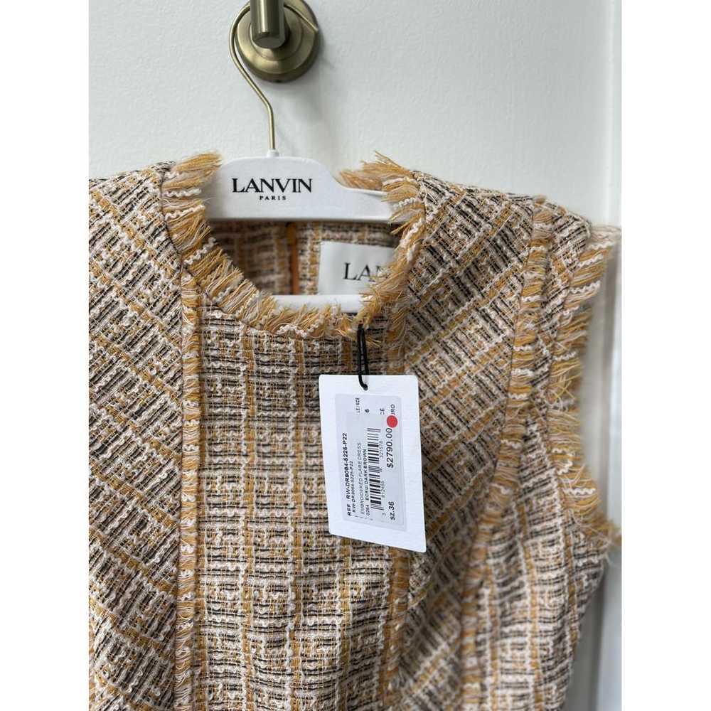 Lanvin Tweed mid-length dress - image 5