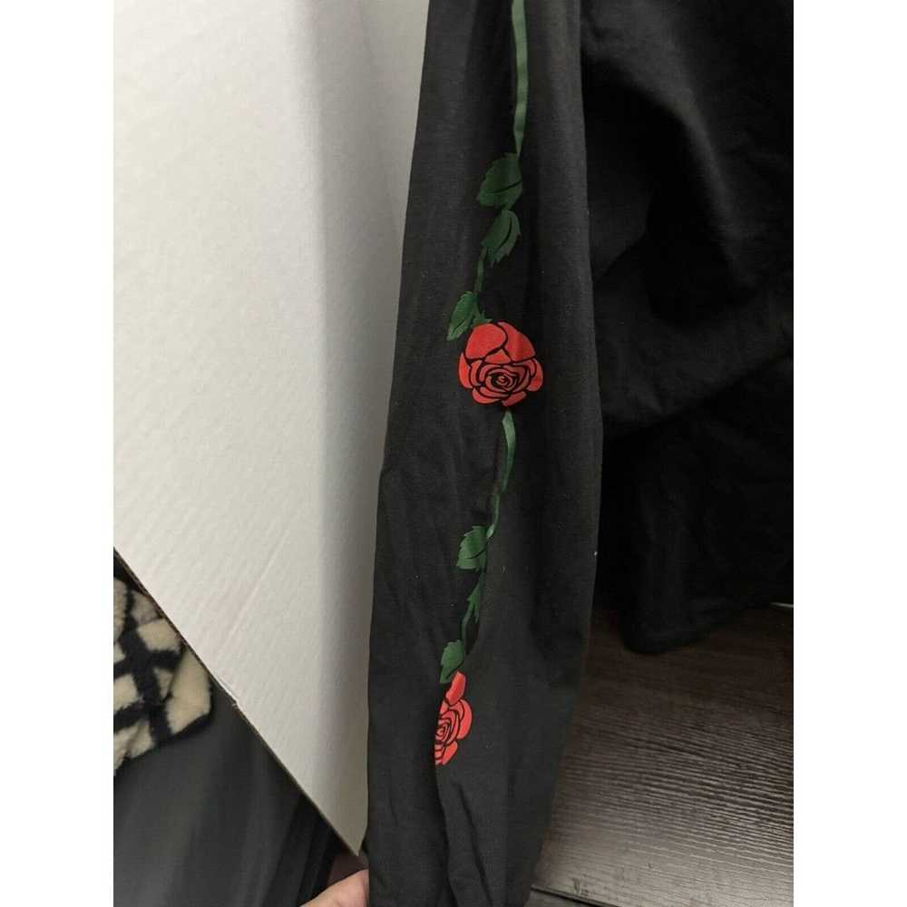 diamond supply co long sleeve Black Roses On Arms - image 2