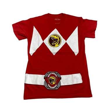 Power Rangers Red Ranger Graphic Tee Thrifted Vin… - image 1