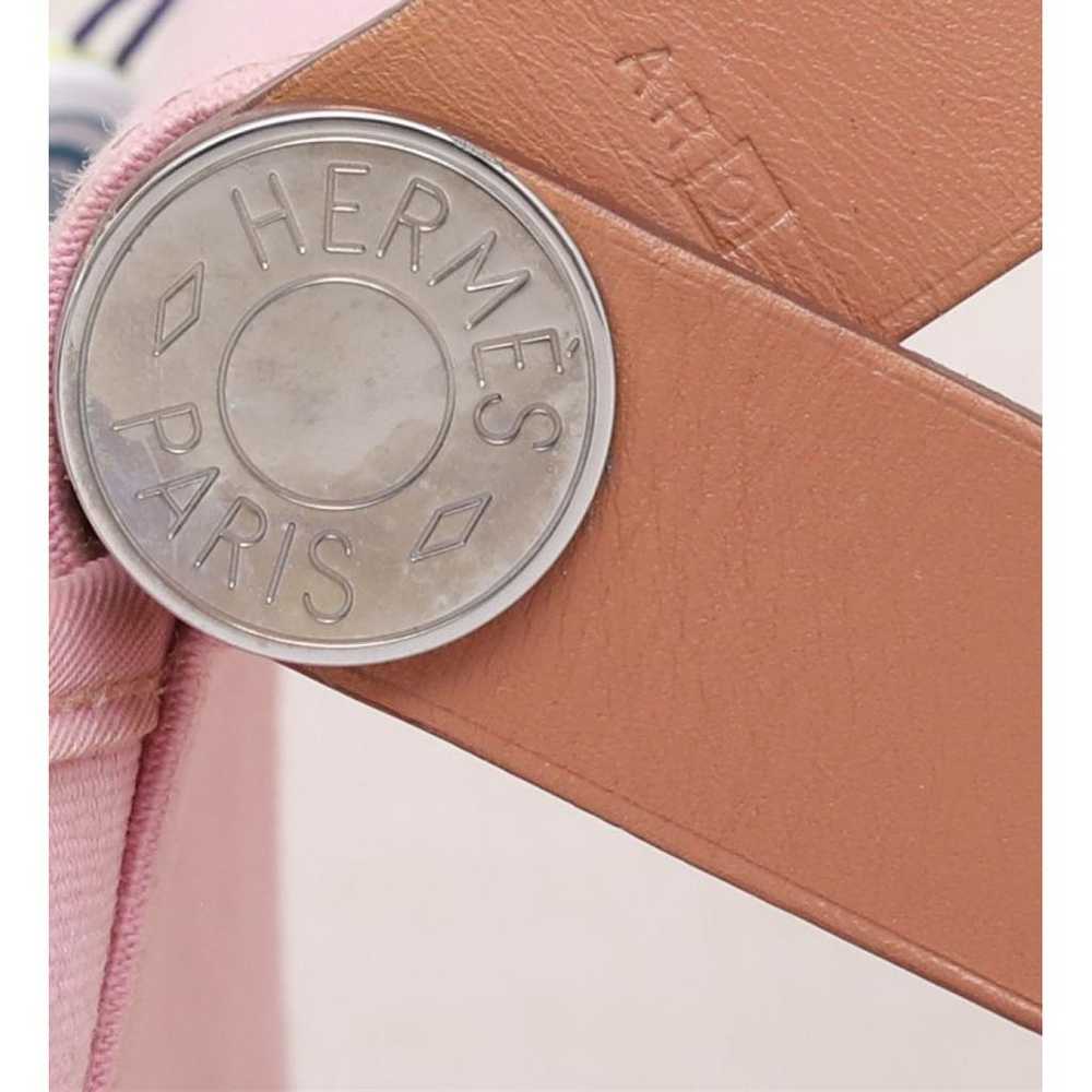 Hermès Cabag cloth handbag - image 8