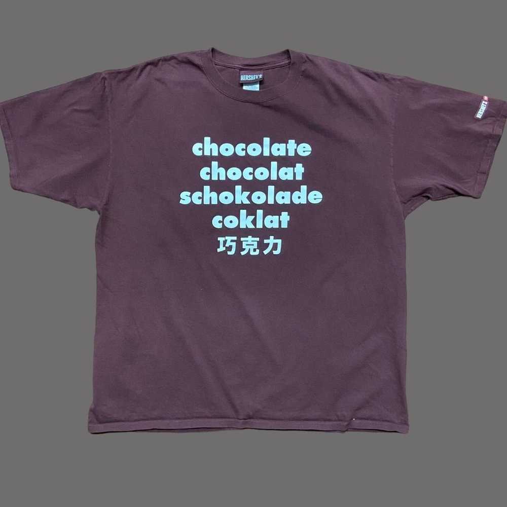 Hershey's Vintage Chocolate World Dark Brown Cott… - image 1