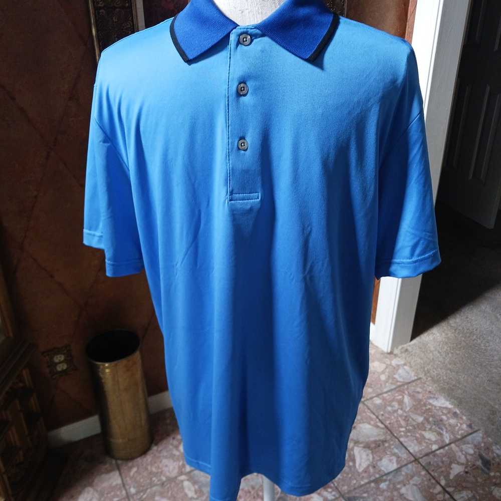 NWOT PGA Tour AirFlux Short Sleeve T-Shirt Blue S… - image 2