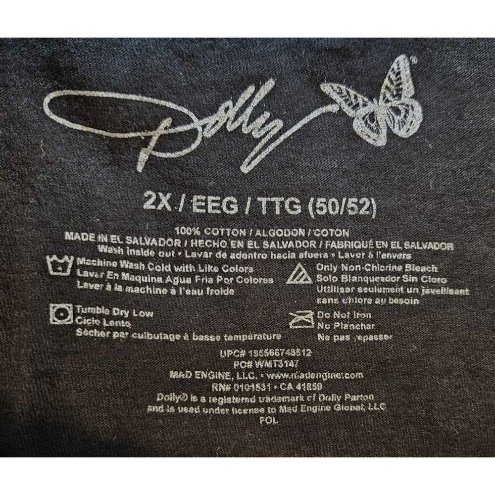Dolly Parton T-Shirt, Black, Size XXL - image 4