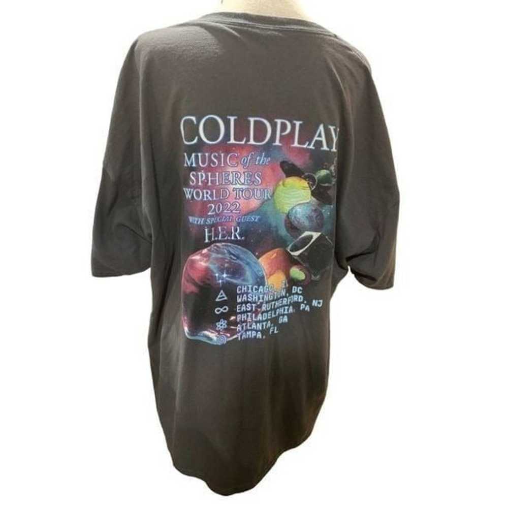 Coldplay Concert T-Shirt 2022 Music of the Sphere… - image 2