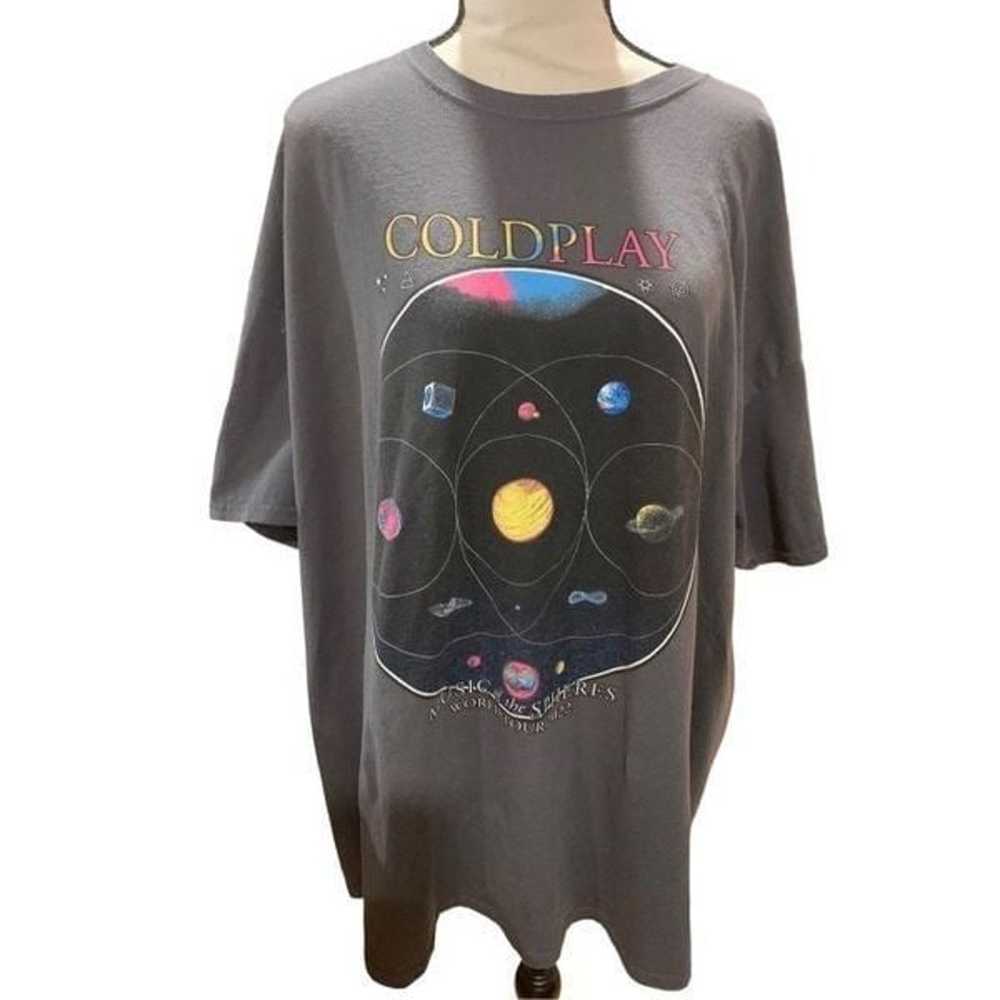 Coldplay Concert T-Shirt 2022 Music of the Sphere… - image 3