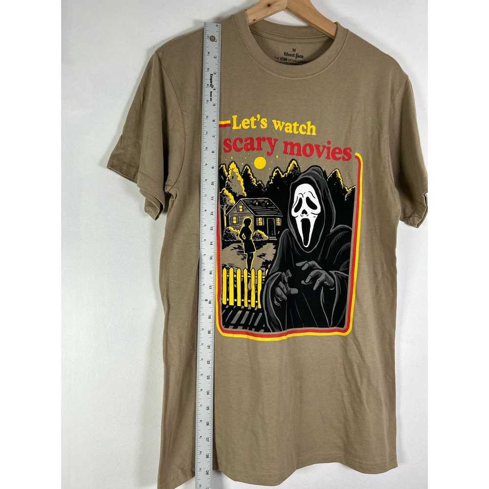 Ghost Face Let’s Watch Scary Movies Graphic T-Shi… - image 2