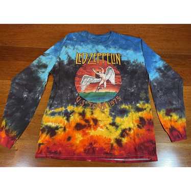 large Led Zeppelin brand tie die t shirt long sle… - image 1