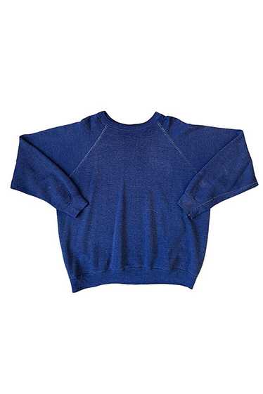 1980's Oversized Heather Dark Blue Sweatshirt Sele