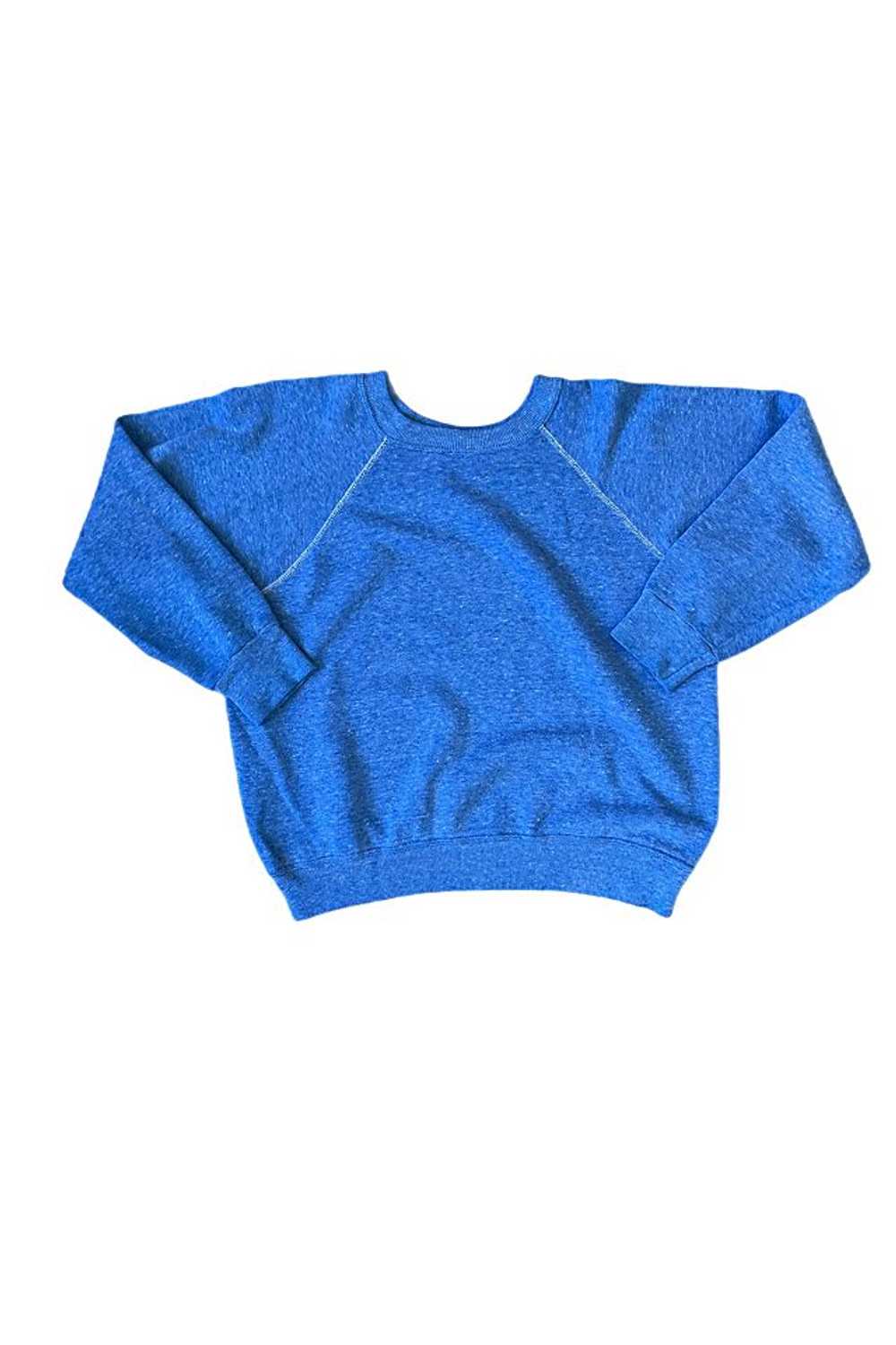 1980's Heather Blue Super Soft Sweatshirt Selecte… - image 1