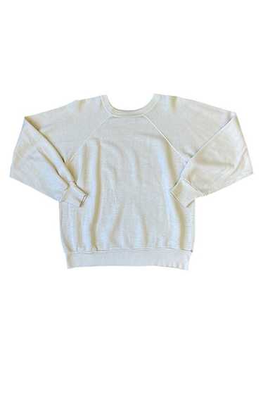1980's Super Thin and Soft Off White Sweatshirt Se
