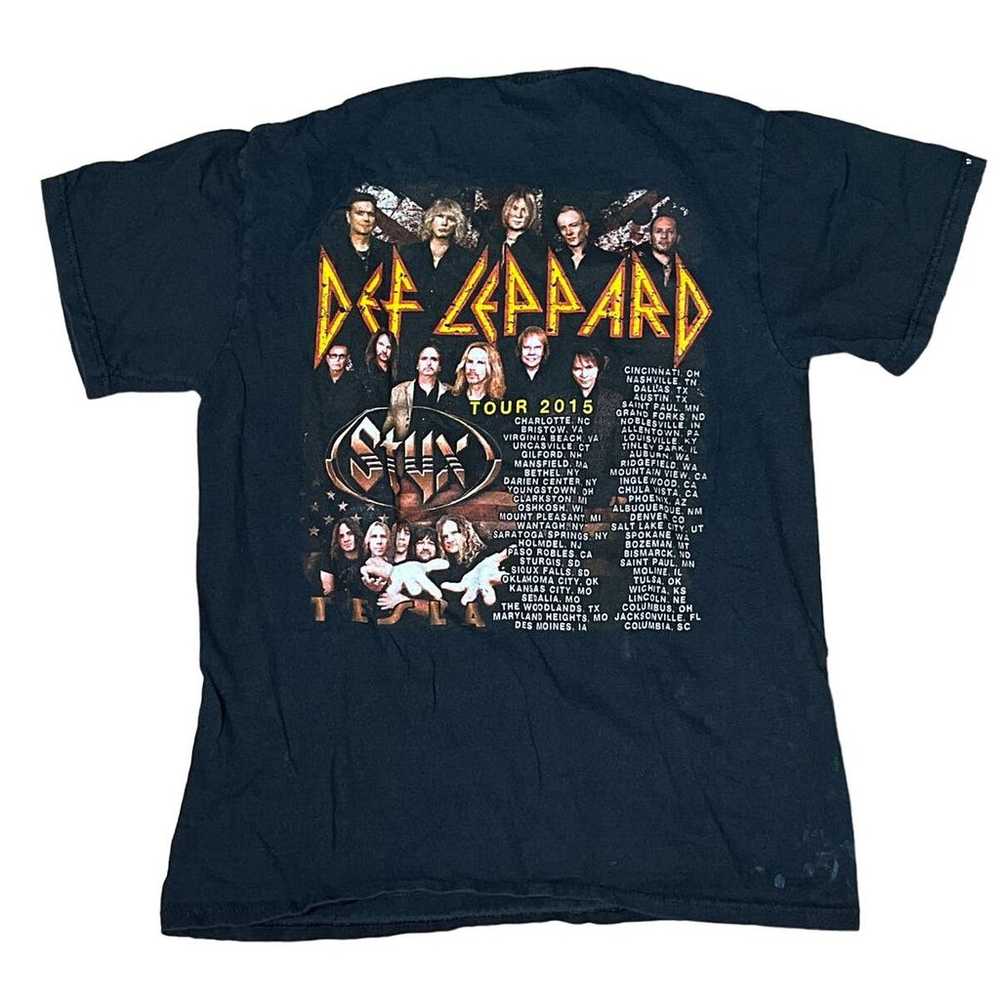 Def Leppard Styx and Tesla  2015 Concert Tour T S… - image 2