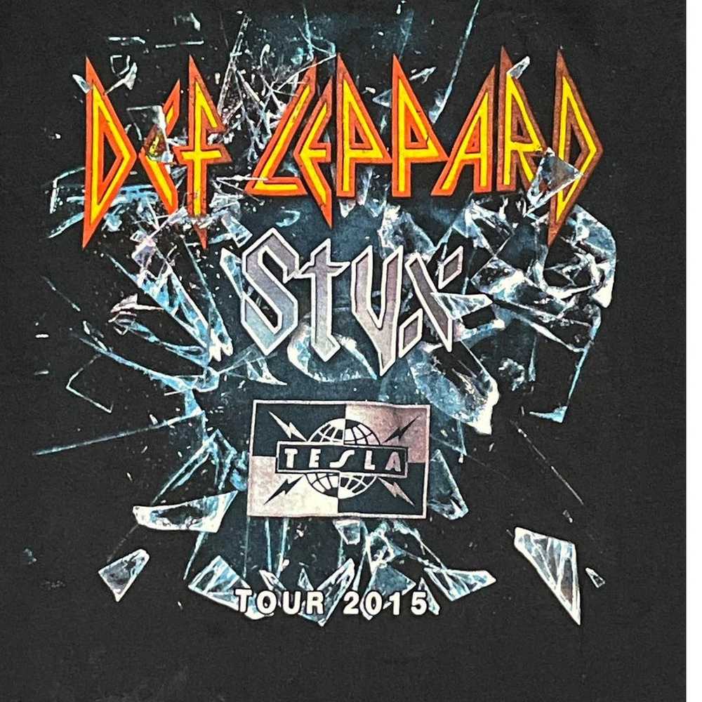 Def Leppard Styx and Tesla  2015 Concert Tour T S… - image 4
