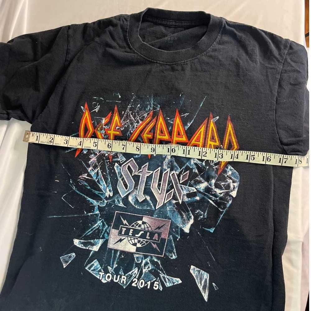 Def Leppard Styx and Tesla  2015 Concert Tour T S… - image 8