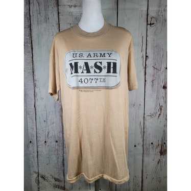 Vintage MASH 1981 US Army TShirt Single Stitch Ex… - image 1