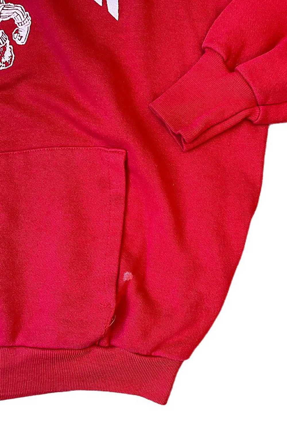1980's Wisconsin Badgers Hooded Sweatshirt Select… - image 2