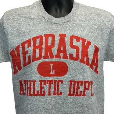 Nebraska Cornhuskers Athletic Dept Vintage 80s T … - image 1