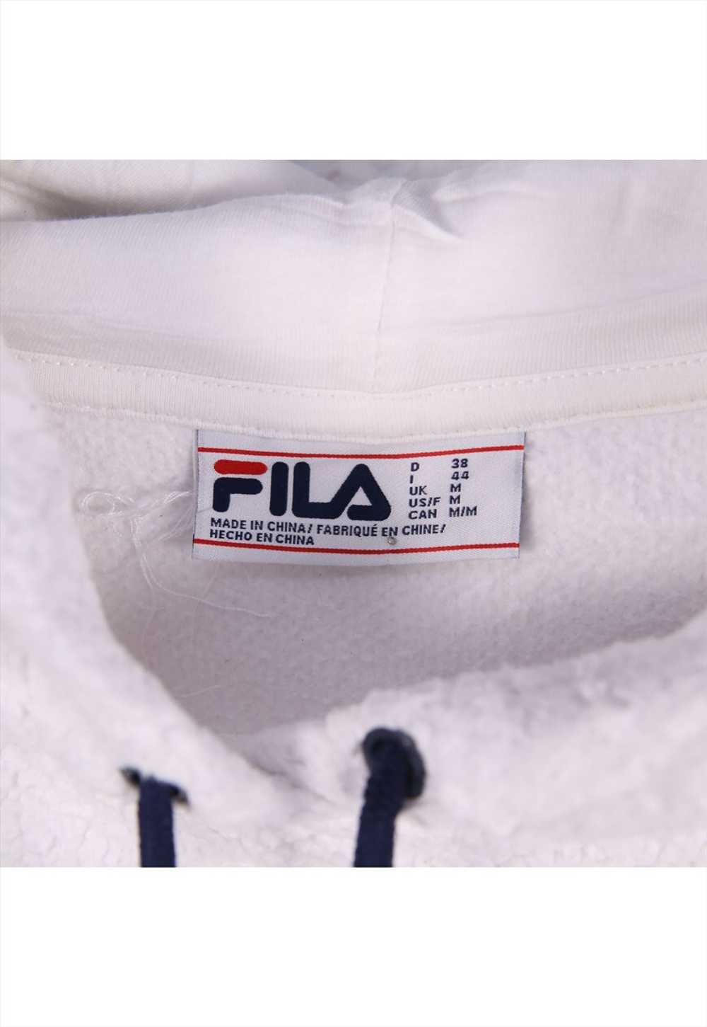 Vintage 90's Fila Fleece Jumper Hooded Fluffy - image 3