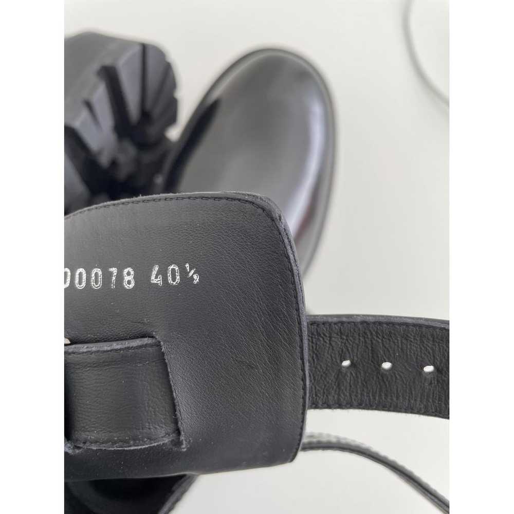 Alexander McQueen Leather biker boots - image 3