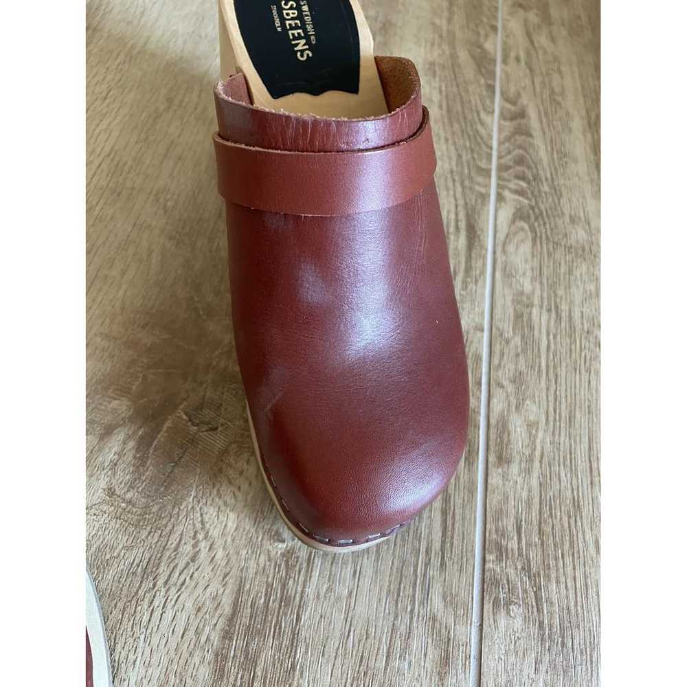 Swedish Hasbeens Leather mules & clogs - image 5