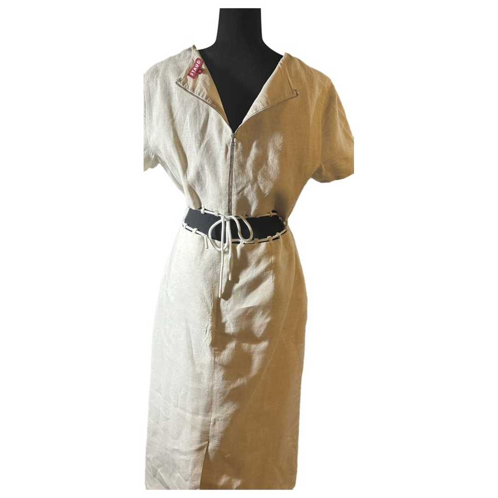 Staud Linen mid-length dress - image 1