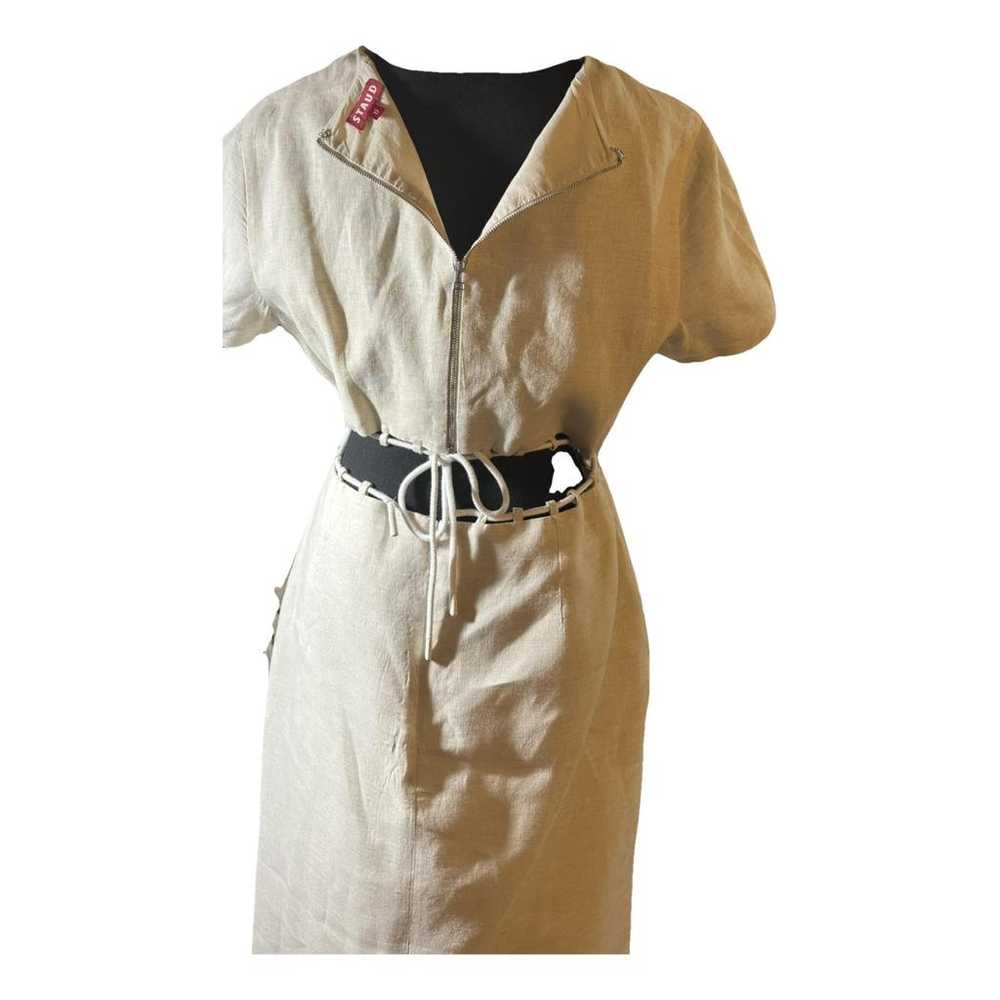 Staud Linen mid-length dress - image 2