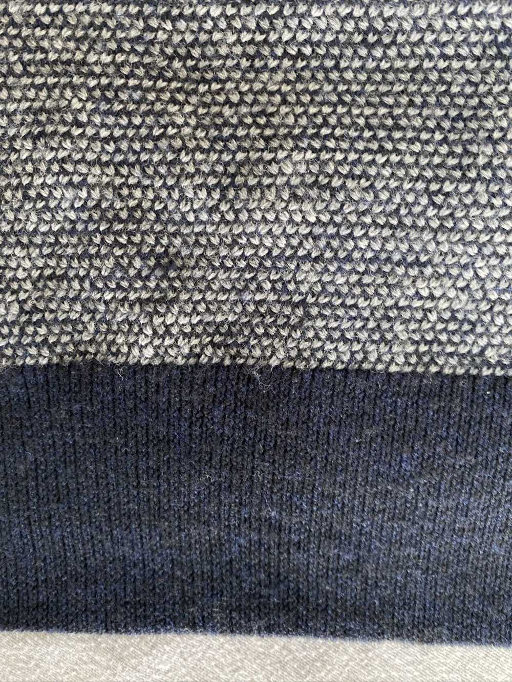 UNTUCKit Untuckit Pullover Mens XXL Blue Wool Bel… - image 5