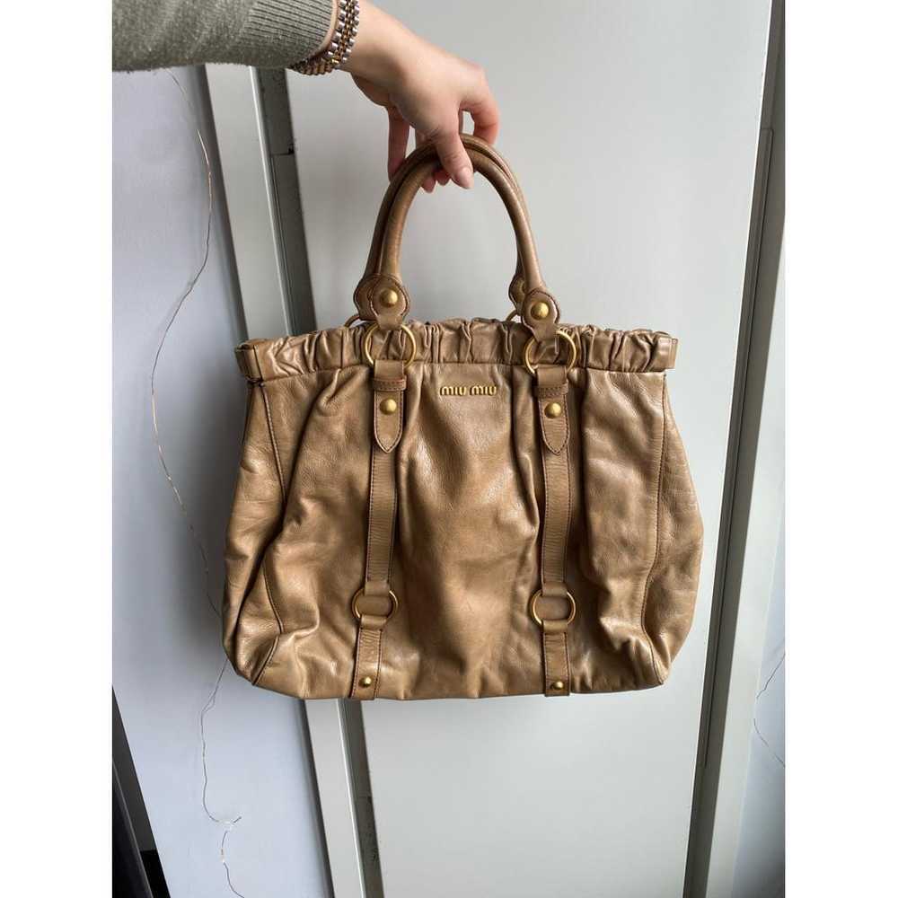 Miu Miu Vitello leather bag - image 2