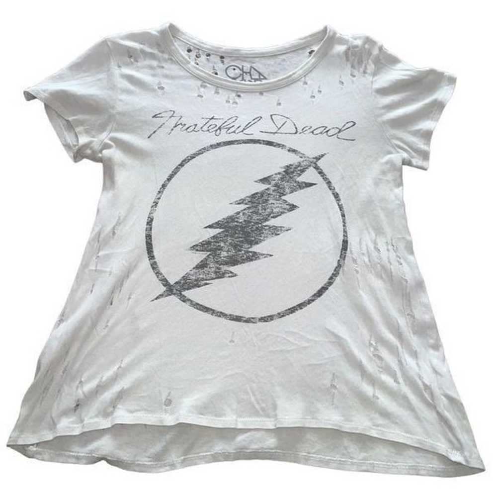 Grateful Dead Distressed and Shredded Tee by Chas… - image 1