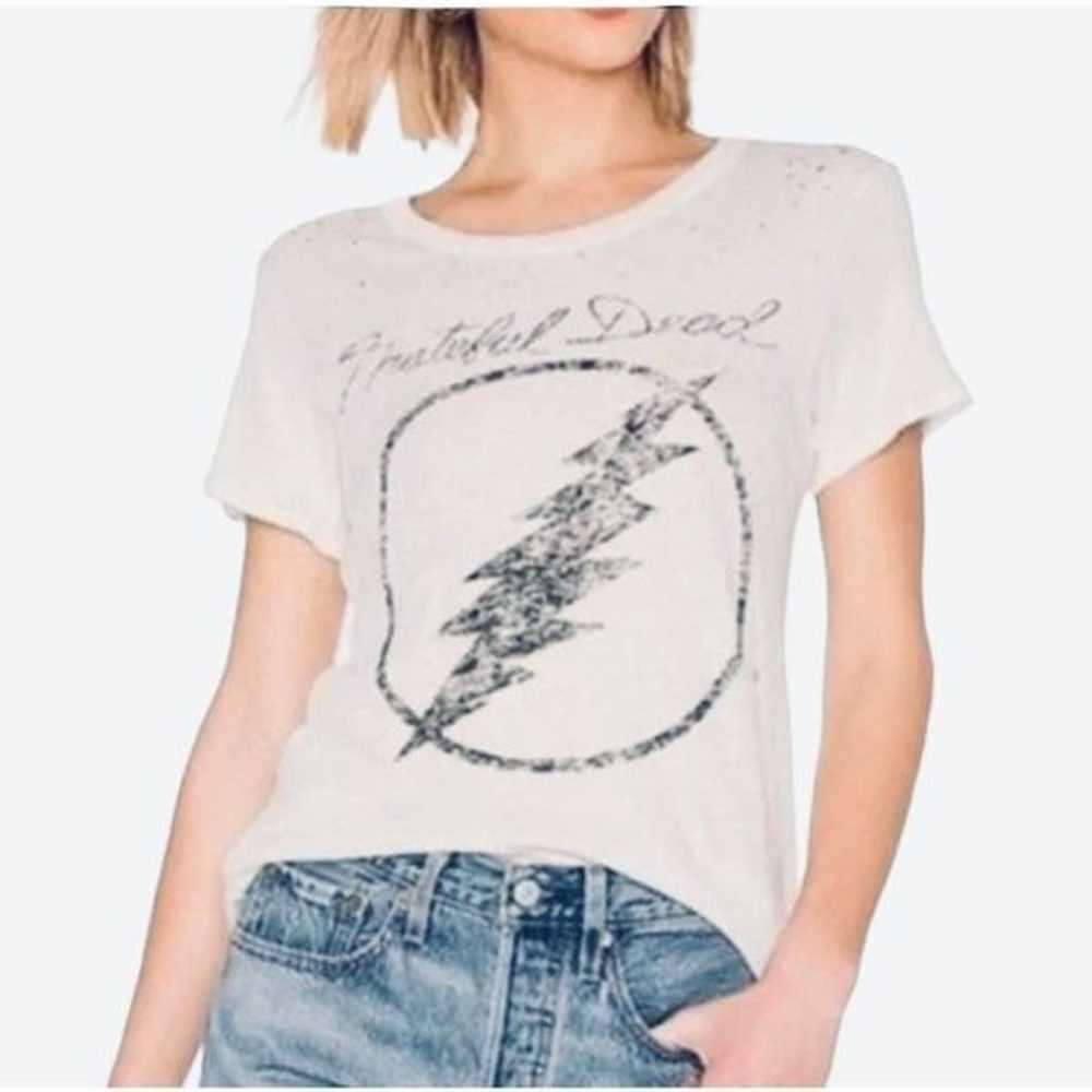 Grateful Dead Distressed and Shredded Tee by Chas… - image 9