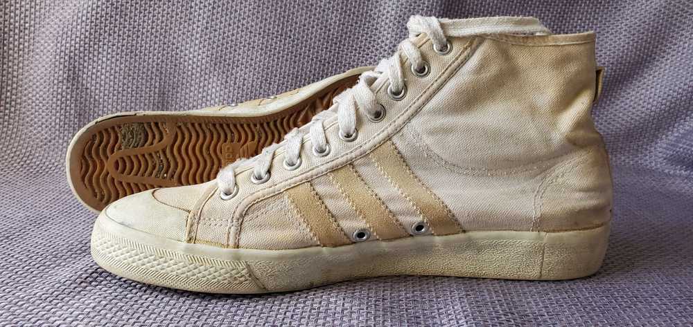 Other Adidas Cannes Vintage 80s Hi Top Sneakers - image 7