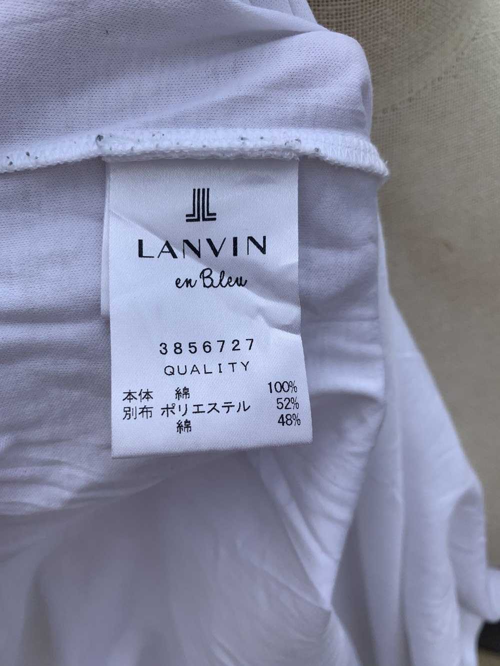 Lanvin × Vintage Vintage Lanvin en blue blouse - image 6