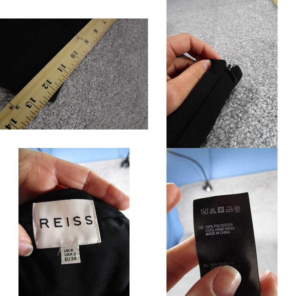 Reiss Reiss Skirt Womens 2 Black Polyester Casual… - image 4