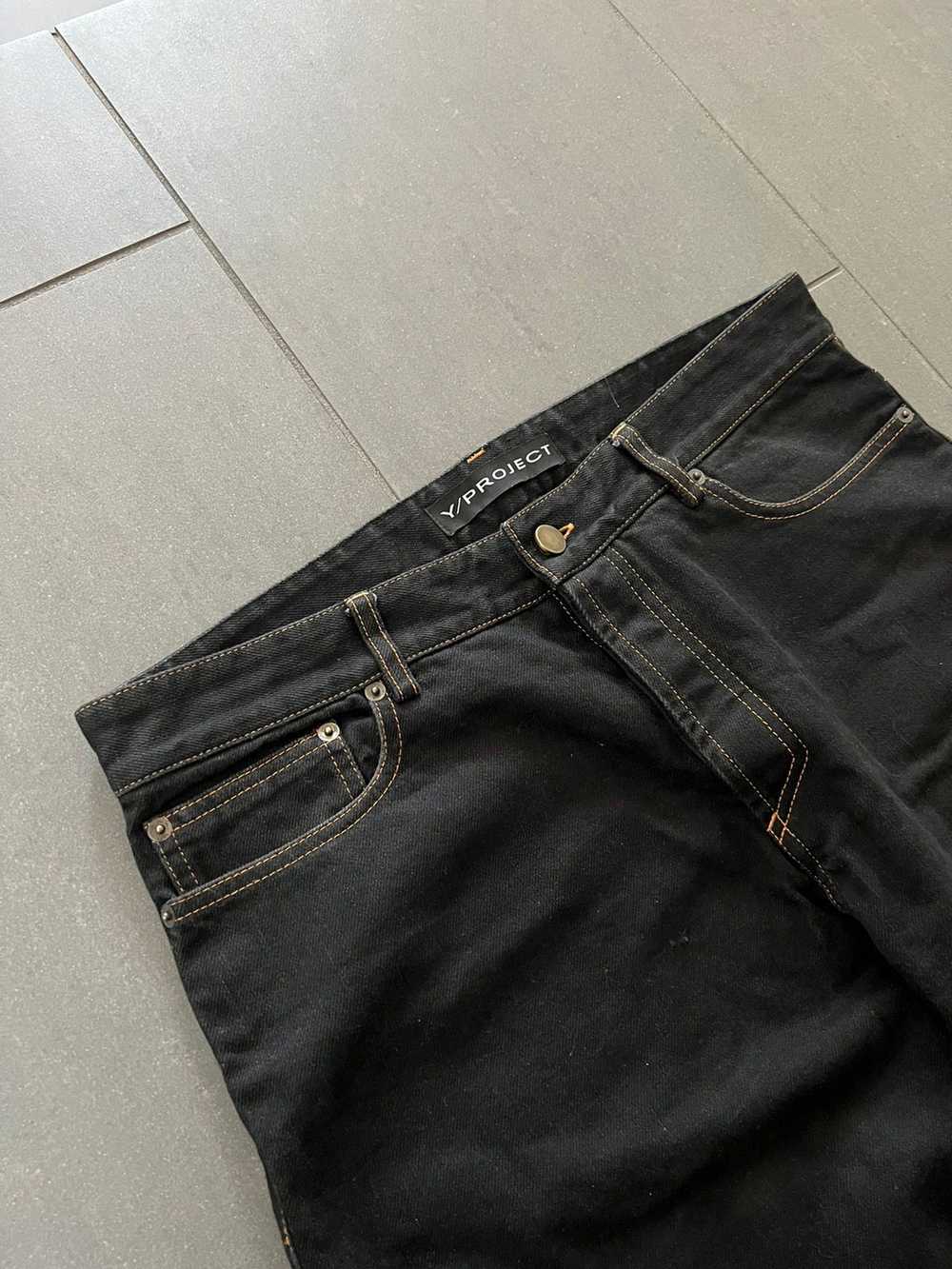 Y/Project YPROJECT Extra Long Stacking Denim Jeans - image 5