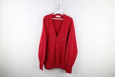 Vintage Vintage 60s 70s Golf Club Knit Cardigan S… - image 1