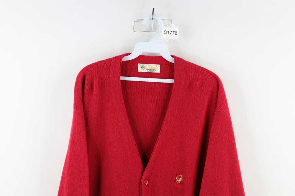 Vintage Vintage 60s 70s Golf Club Knit Cardigan S… - image 2