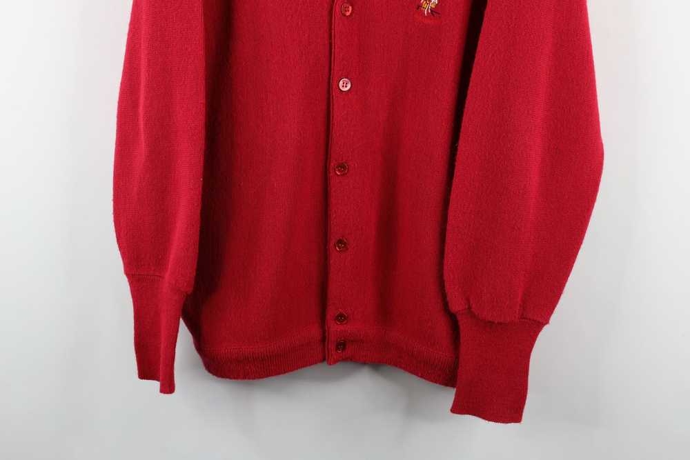 Vintage Vintage 60s 70s Golf Club Knit Cardigan S… - image 3